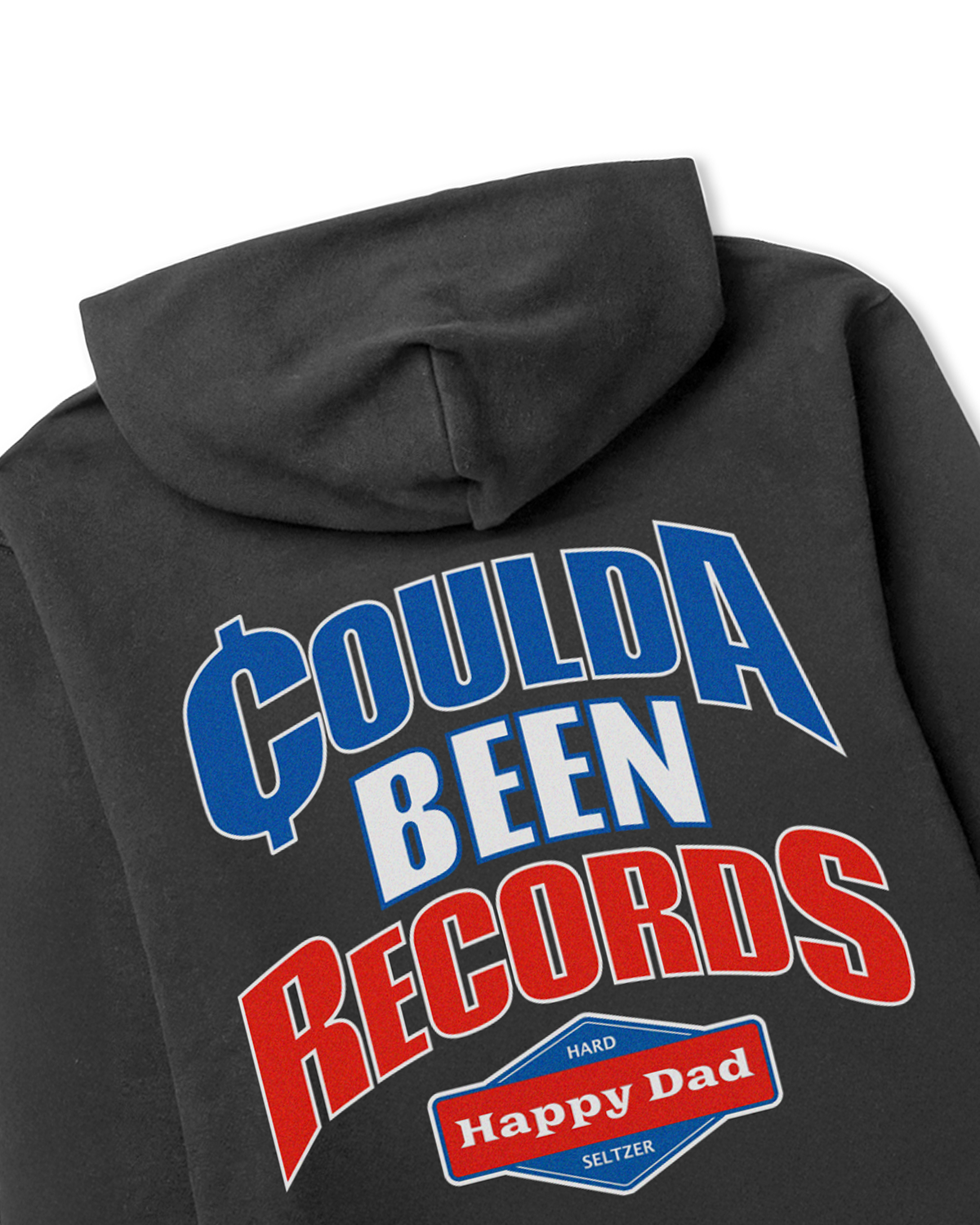 Happy Dad x Coulda Been Records Hoodie (Vintage Black)