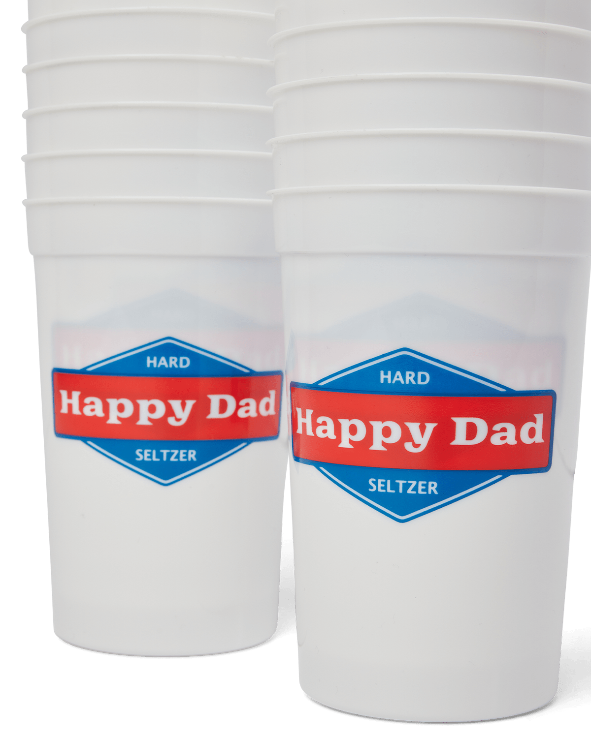 Happy Dad Plastic Cups (16-pack)