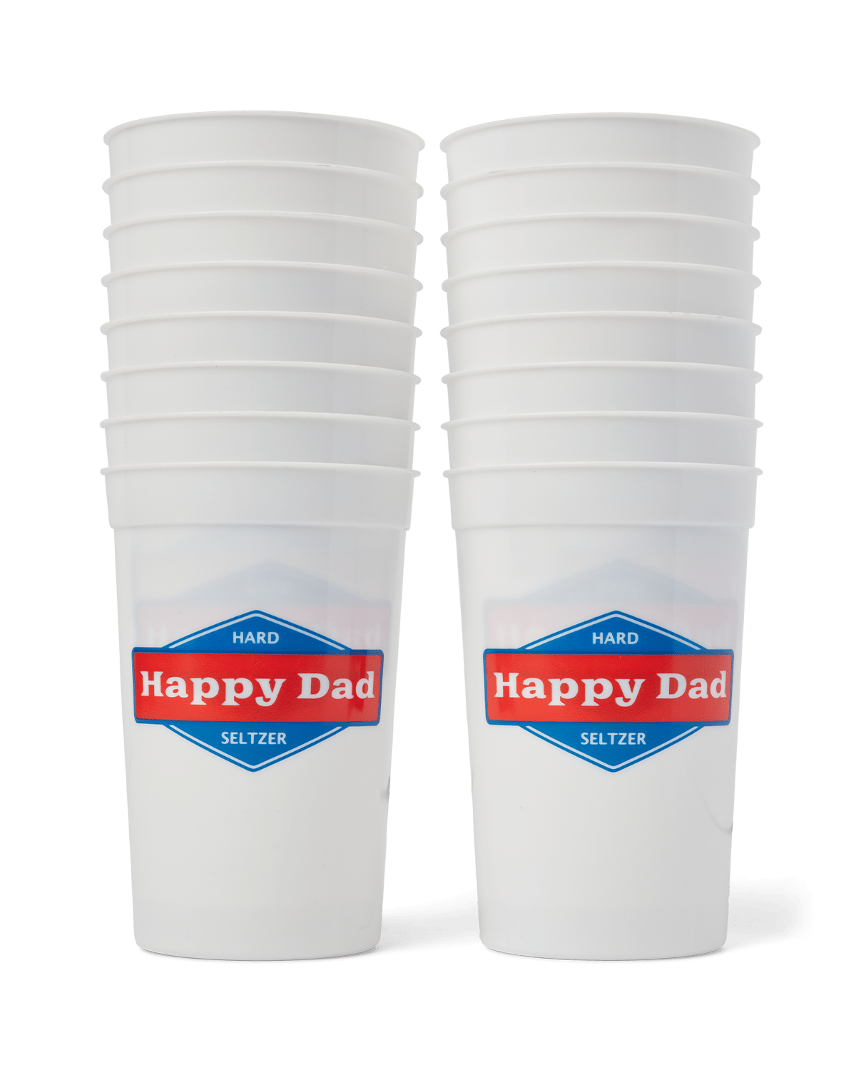 Happy Dad Plastic Cups (16-pack)