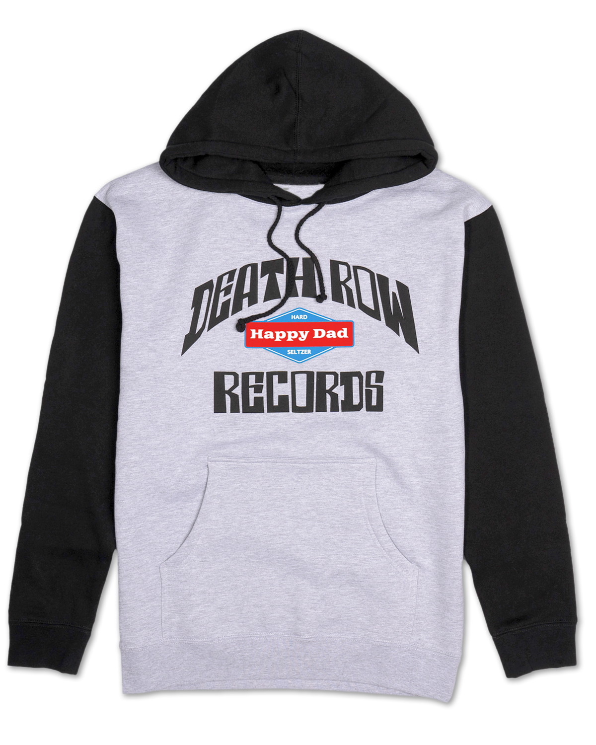 Happy Dad x Death Row BODR 2-Tone Hoodie (Grey Htr/Black)