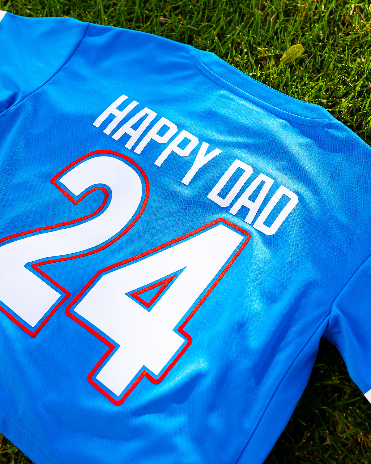 Happy Dad Football Jersey Women's '24 (Blue)