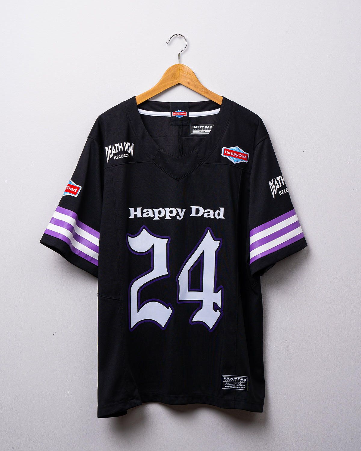 Happy Dad x Death Row Football Jersey '24 (Black)