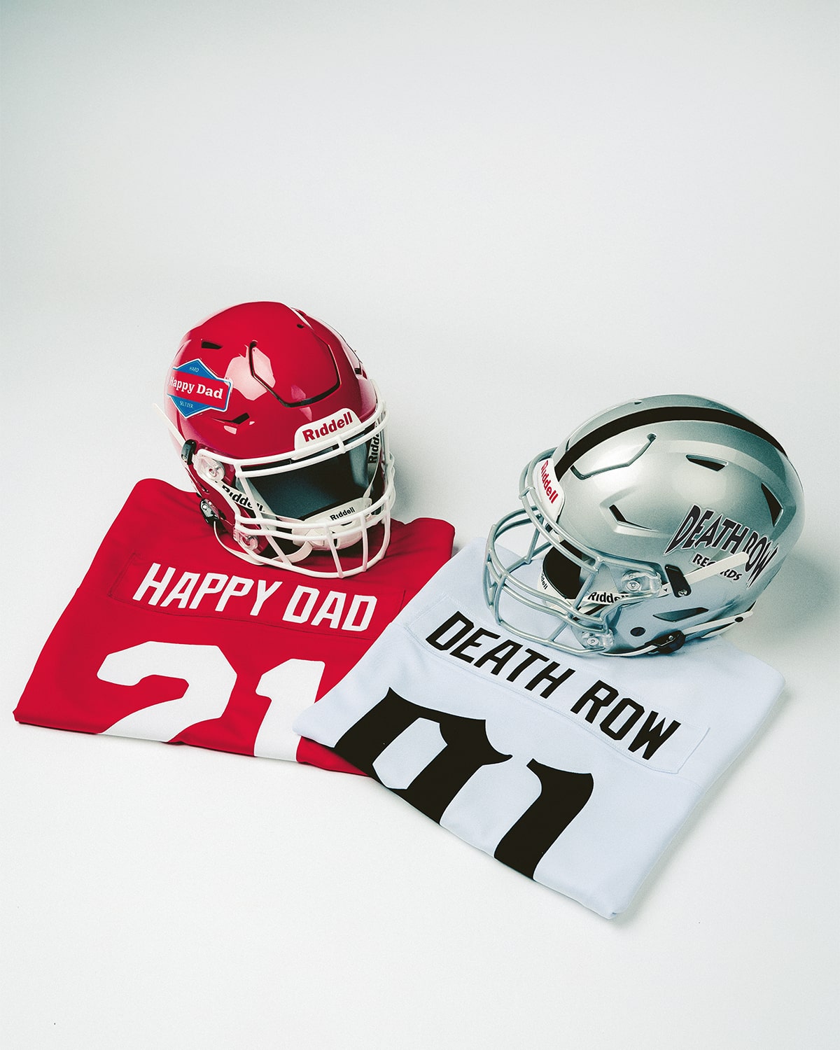 Happy Dad x Death Row Football Jersey (Vintage White)