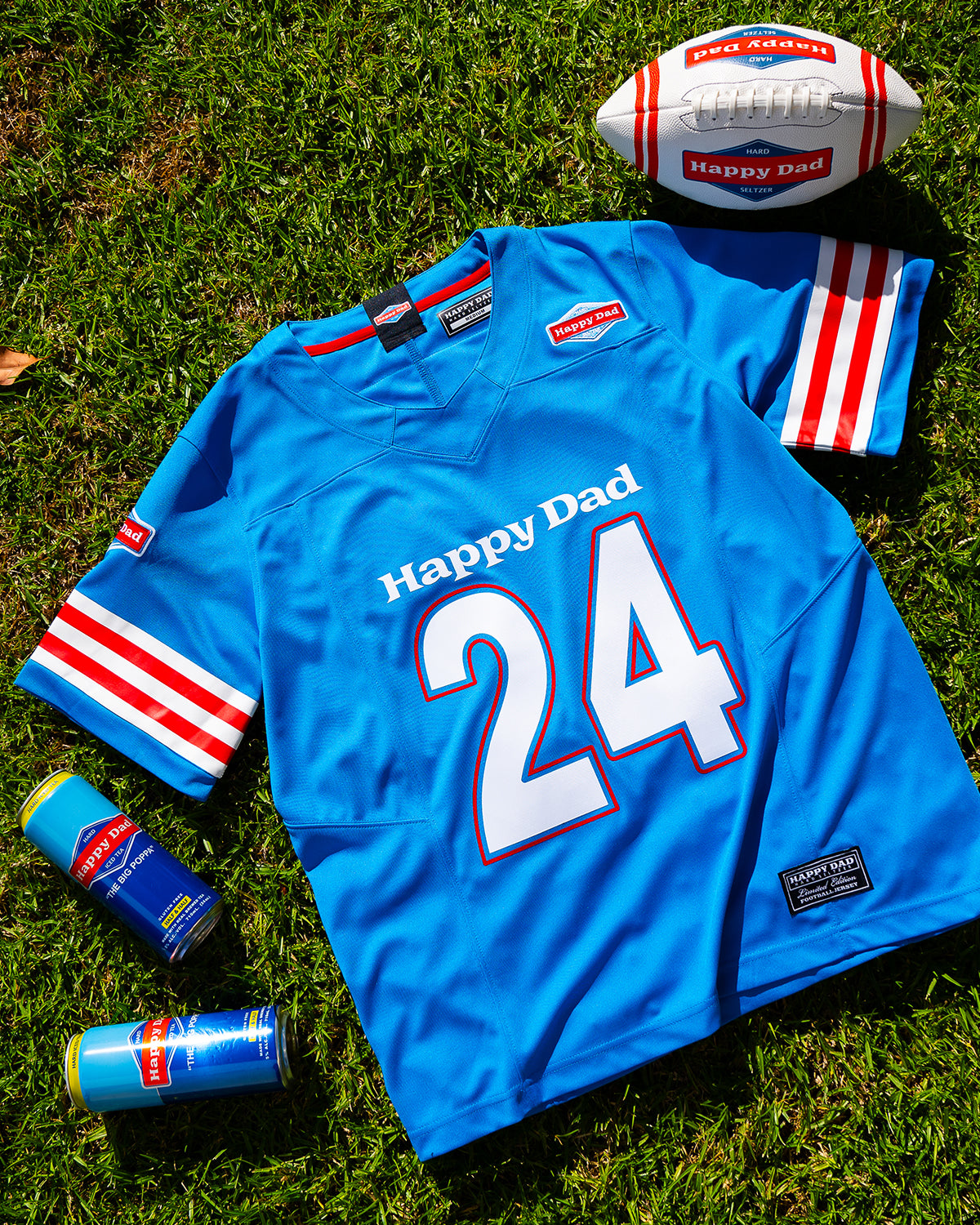 Happy Dad Football Jersey '24 (Blue)