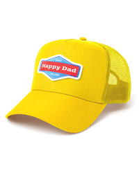 Happy Dad Trucker Hat (Yellow)