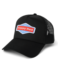 Happy Dad Trucker Hat (Black)