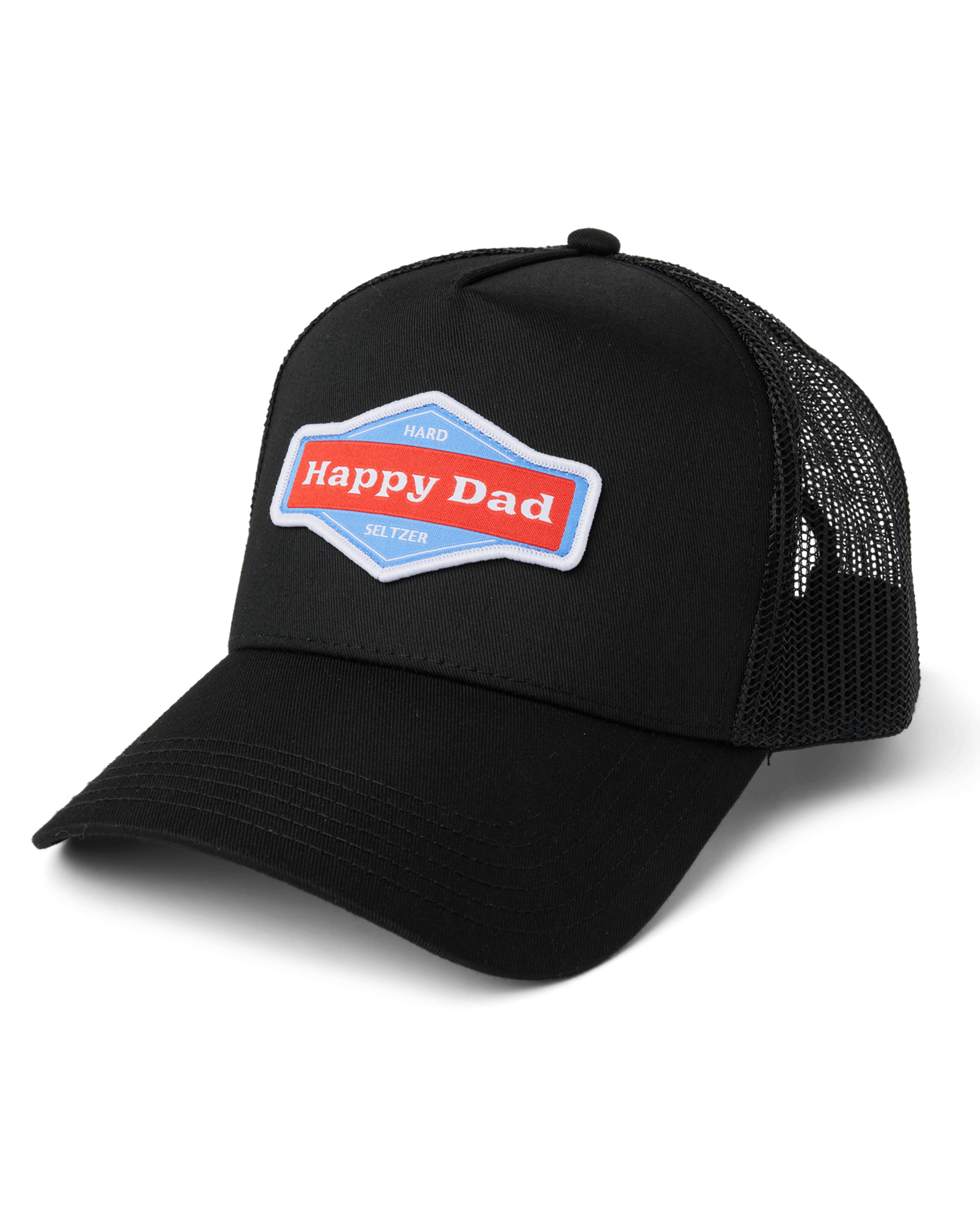 Happy Dad Trucker Hat (Black)
