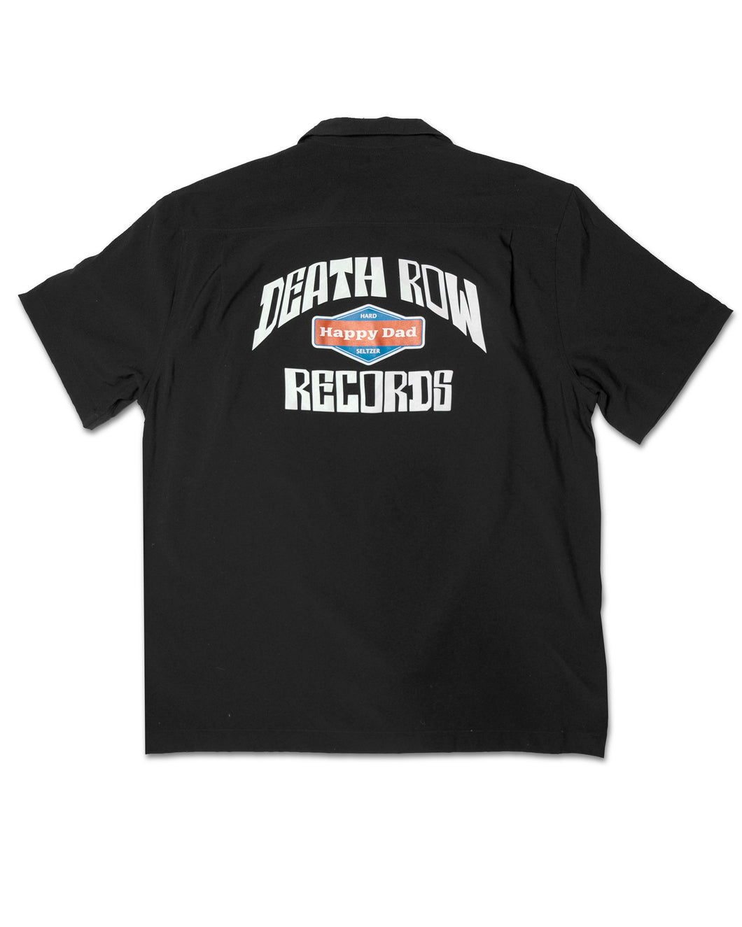 Happy Dad x Death Row Button Up Shirt (Black)