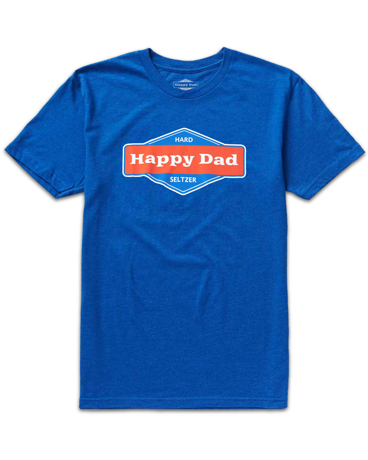 Happy Dad Front Logo Tee (Royal)