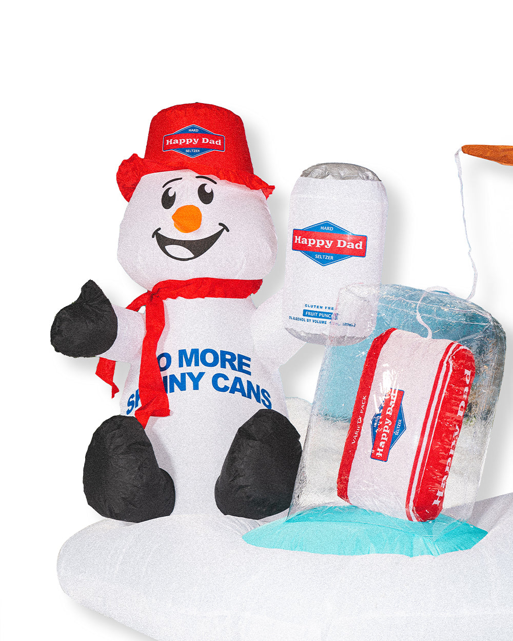 Happy Dad Inflatable Ice Fishing (4 FT)