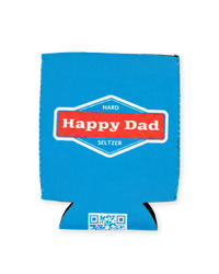 Happy Dad Can Sleeve - 12oz (Blue)