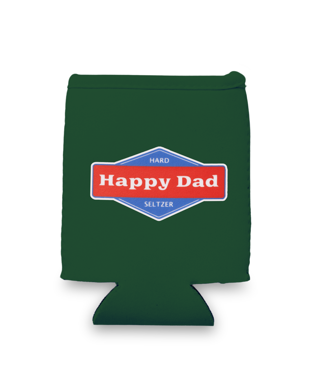 Happy Dad Can Sleeve - 12oz (Dark Green)