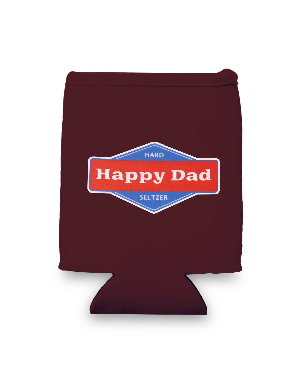 Happy Dad Can Sleeve - 12oz (Maroon)