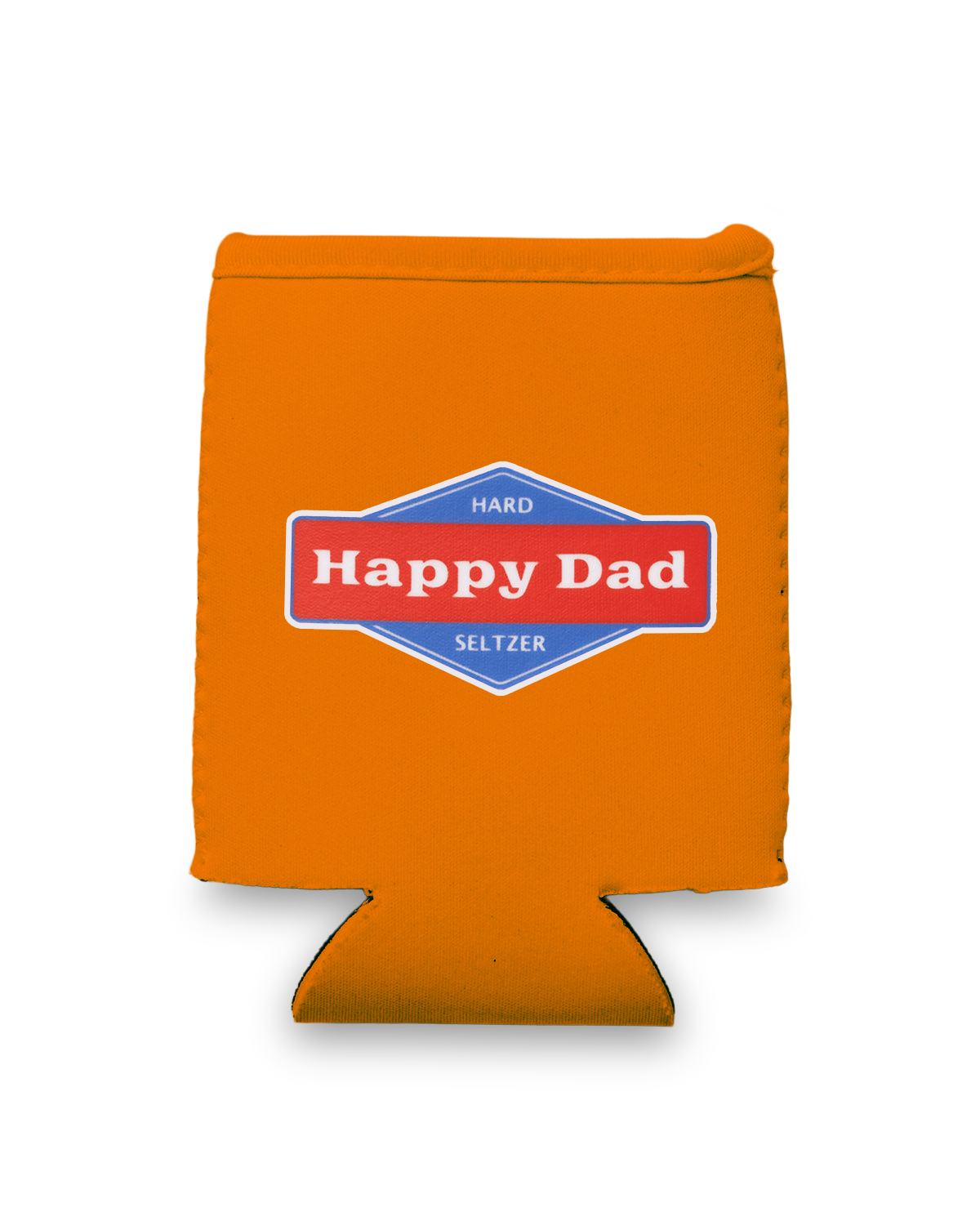 Happy Dad 12oz Can Sleeve (Orange)