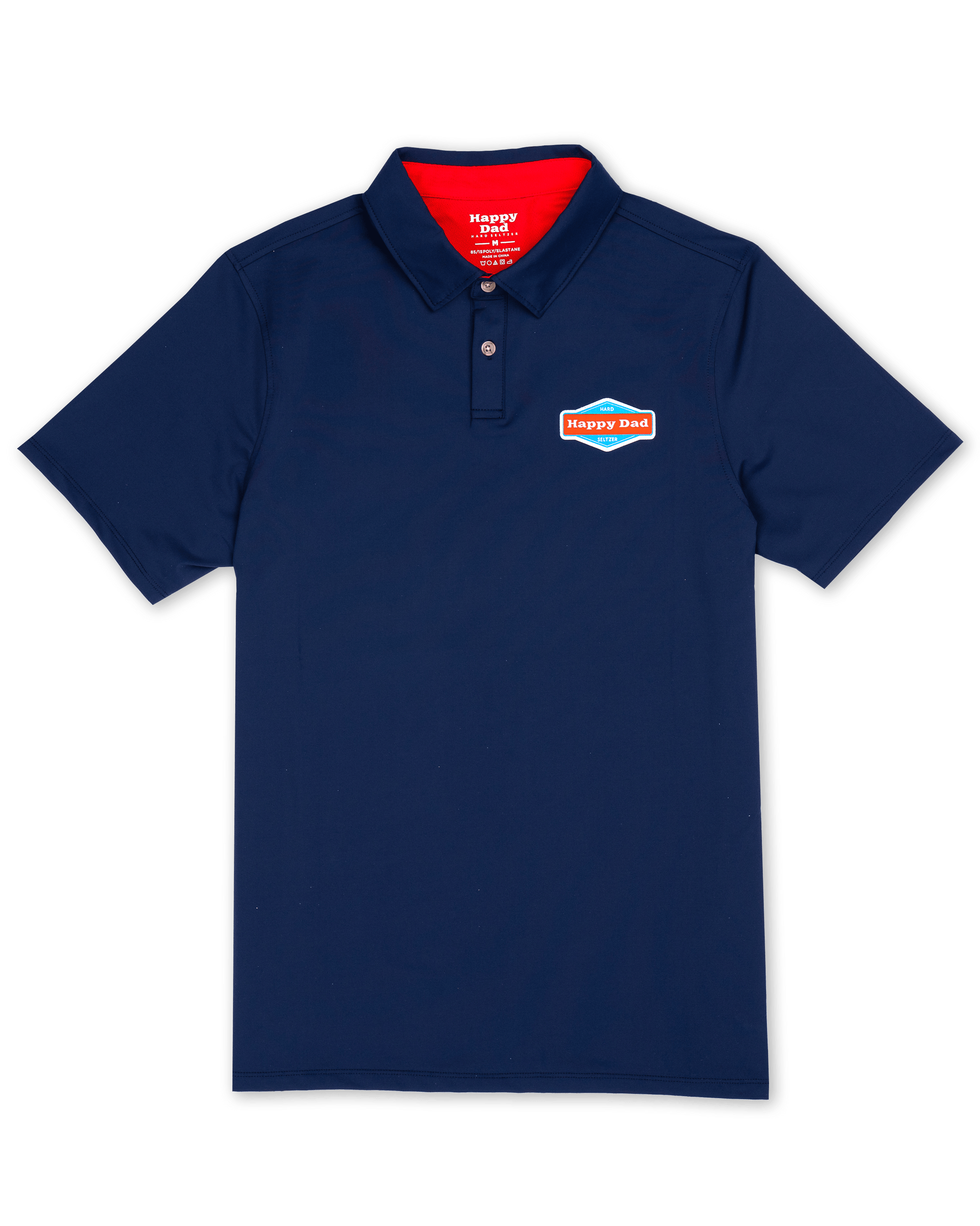 ELECTRIC GOLF x CLUBHAUS Dad L/S Polo Happy Dad Golf Polo (Navy) ELECTRIC GOLF x CLUBHAUS Dad L/S Polo Happy Dad Golf Polo (Navy)