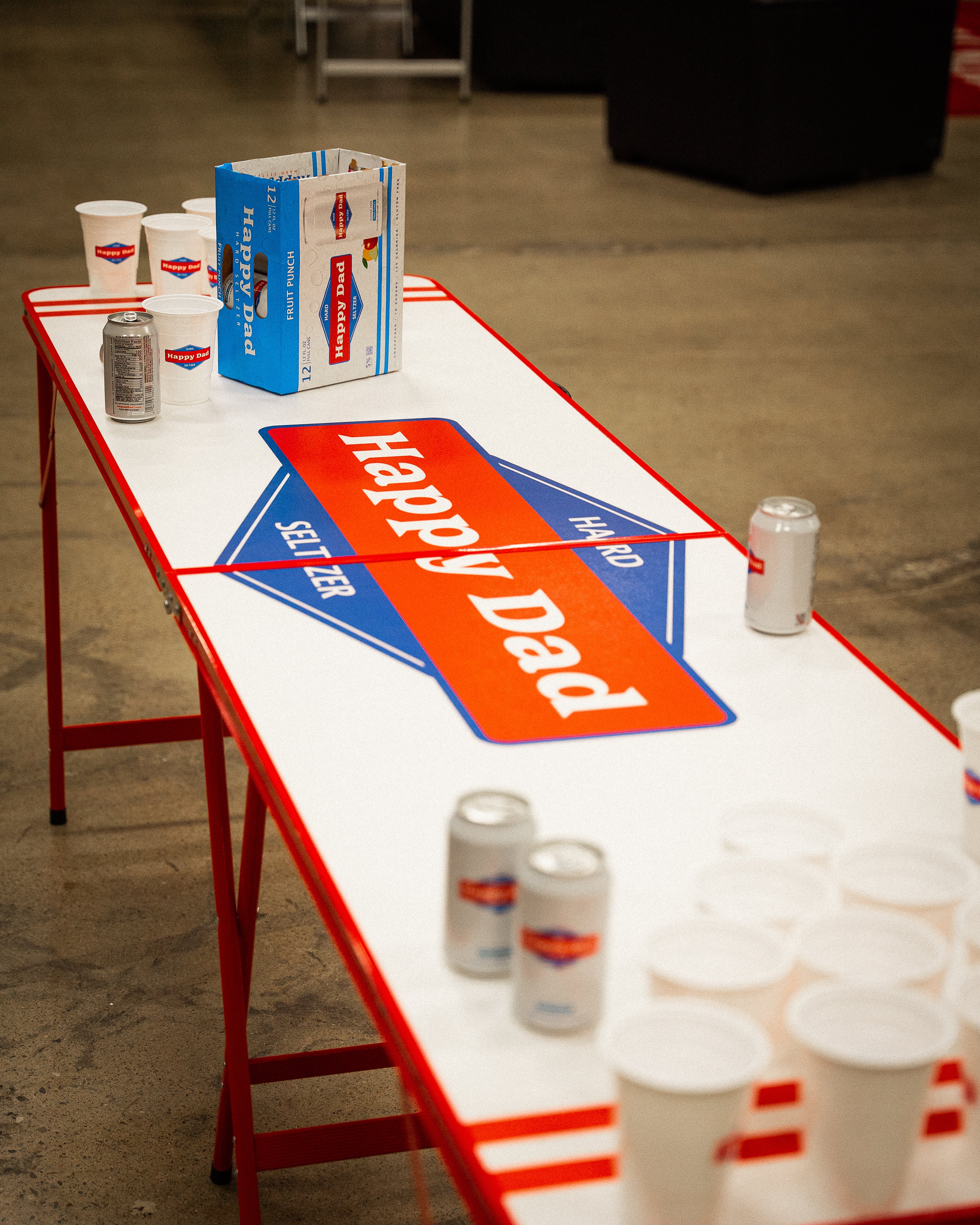 Happy Dad Beer Pong Table