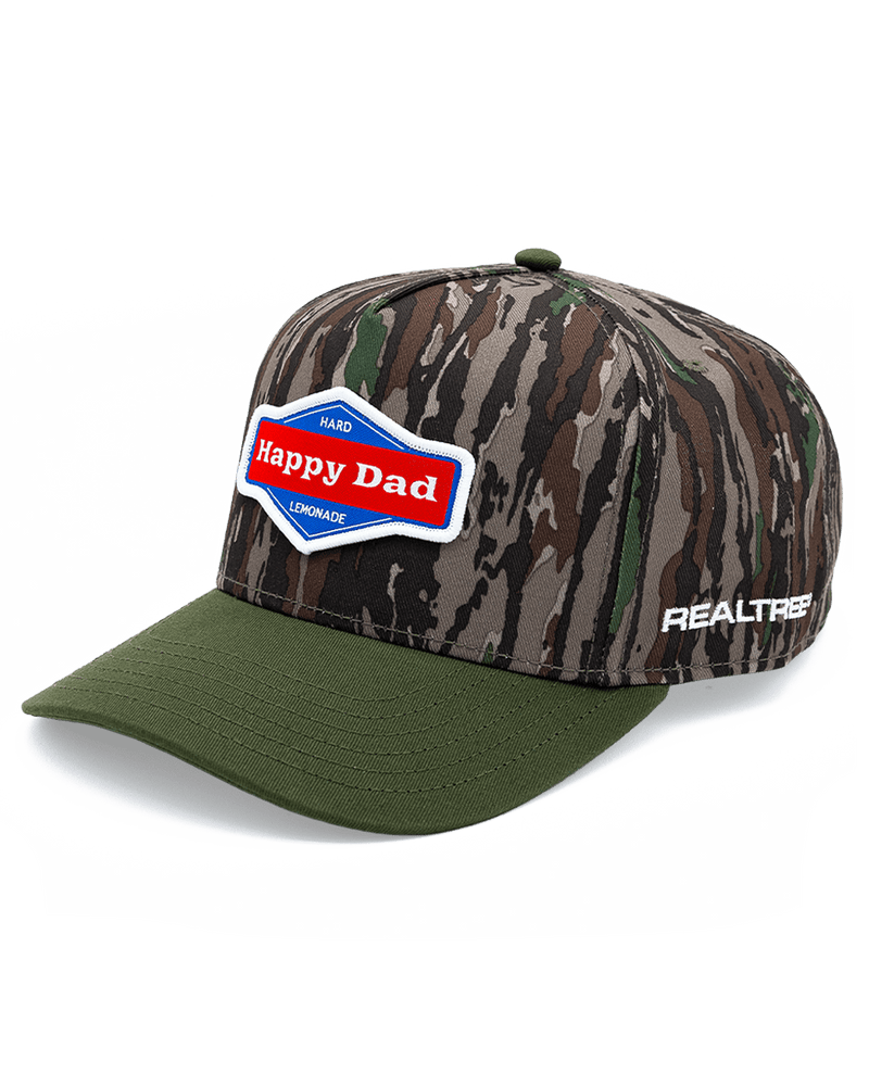 Happy Dad x REALTREE Camo 2-Tone Snapback (Green)