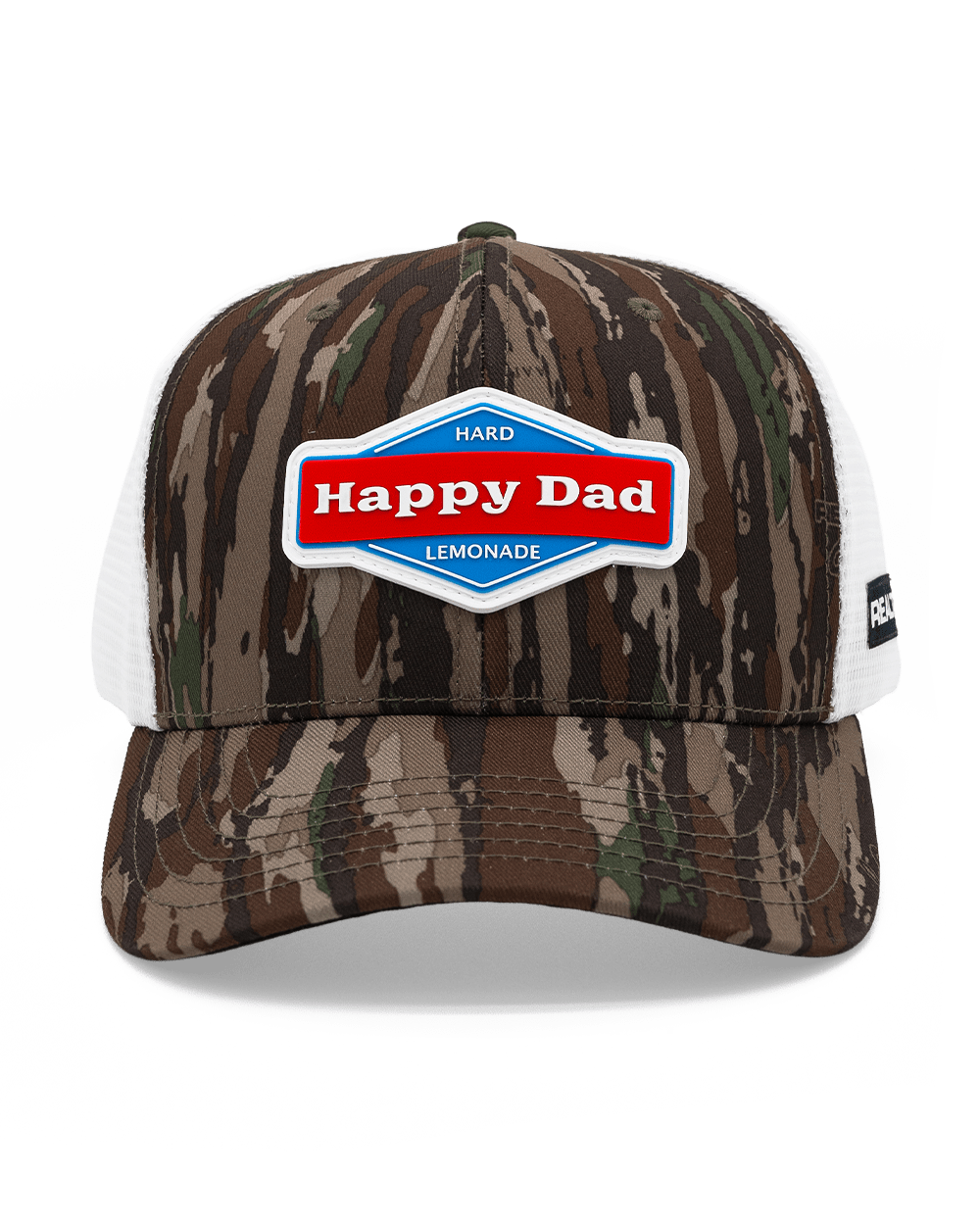 Happy Dad x REALTREE Performance Trucker Hat (Camo/White)