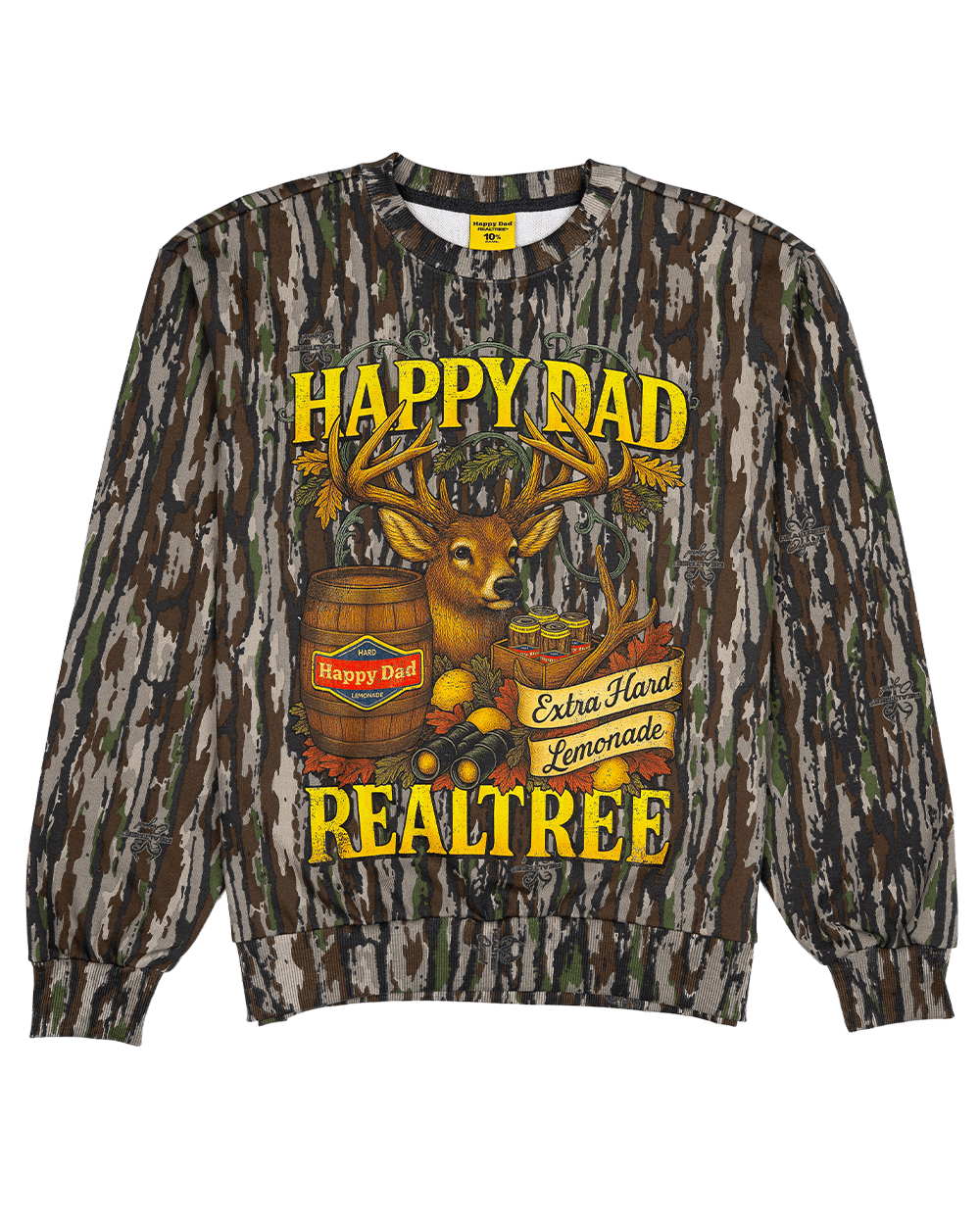 Happy Dad x REALTREE Deer Crewneck