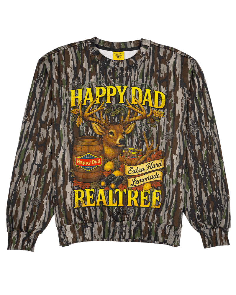 Happy Dad x REALTREE Deer Crewneck