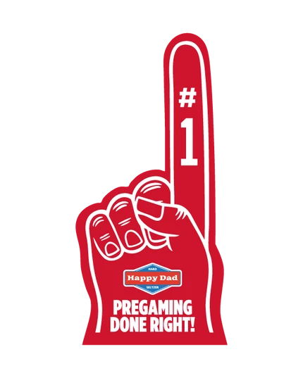 #1 Pregaming Foam Finger Pole Topper - RED