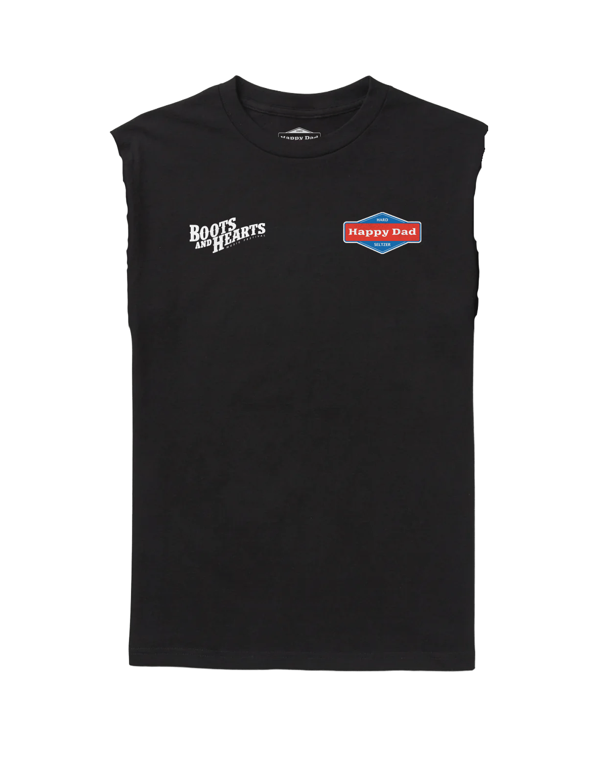 Happy Dad x Boots & Hearts Rider Cut Off Tee