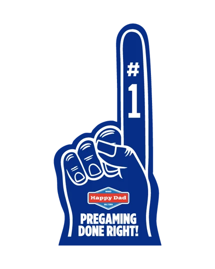 #1 Pregaming Foam Finger Pole Topper - ROYAL