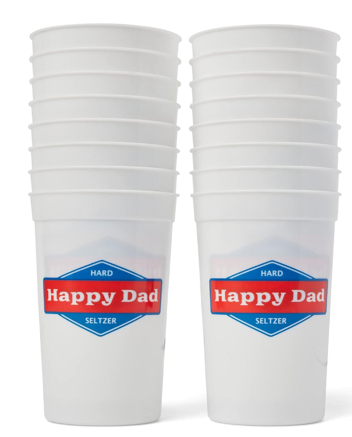 Happy Dad Plastic Cups