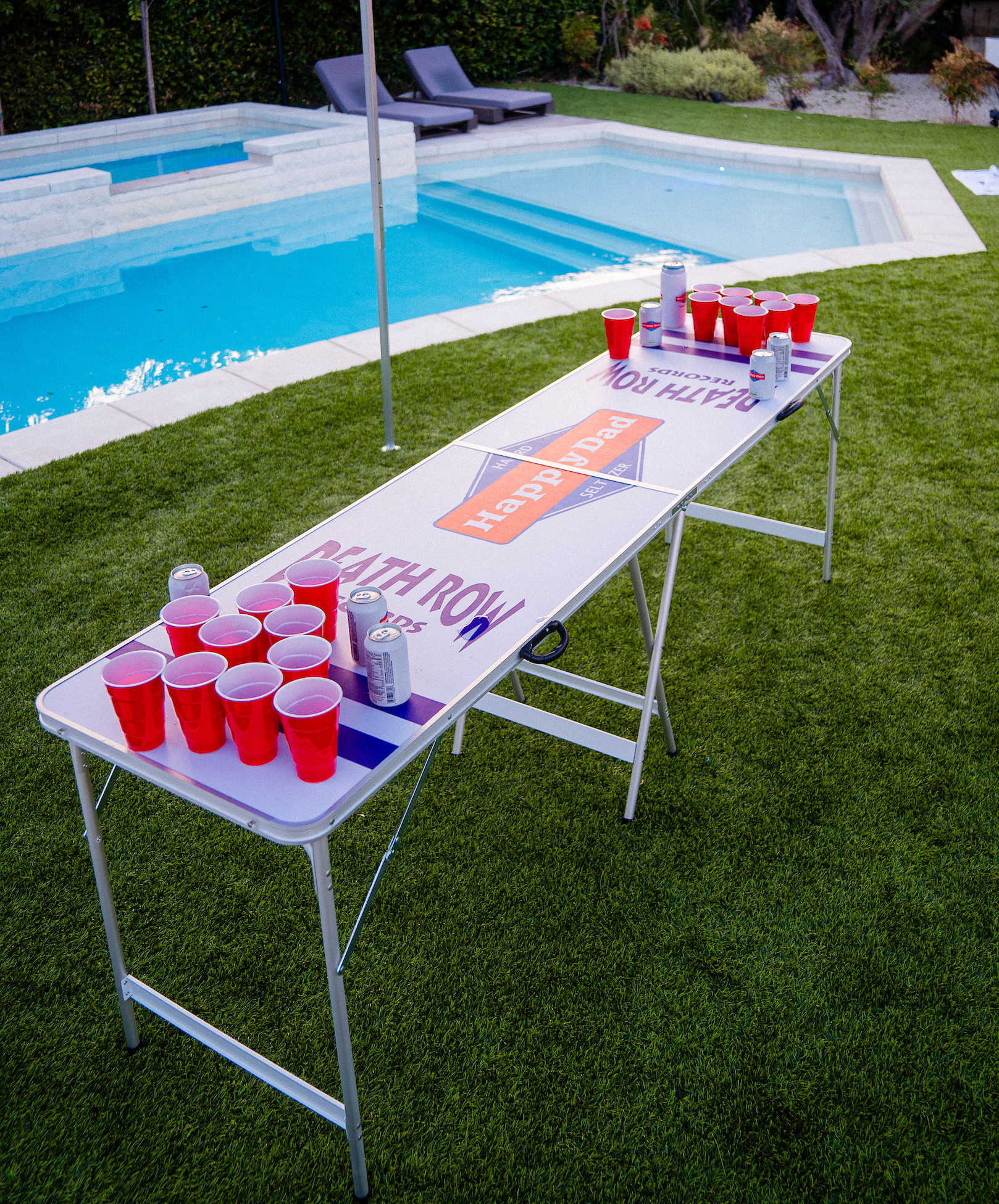 Happy Dad x Death Row Beer Pong Table