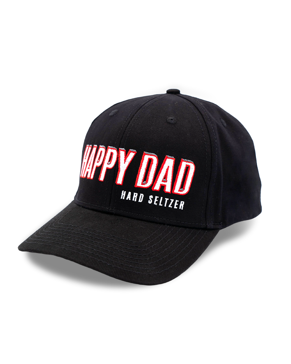 Happy Dad Sports Hat (Black)