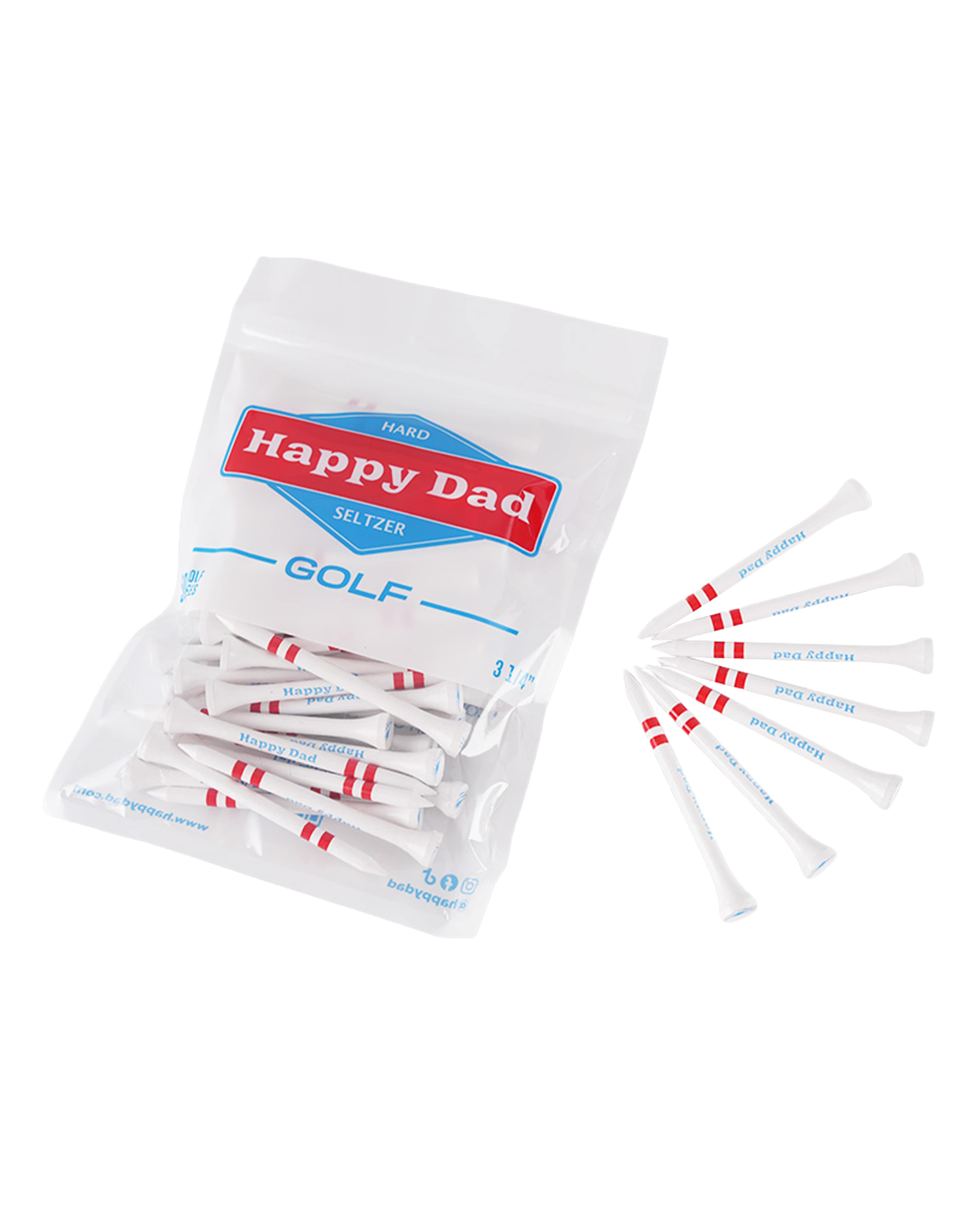 Happy Dad Golf Tees (50 Pack)