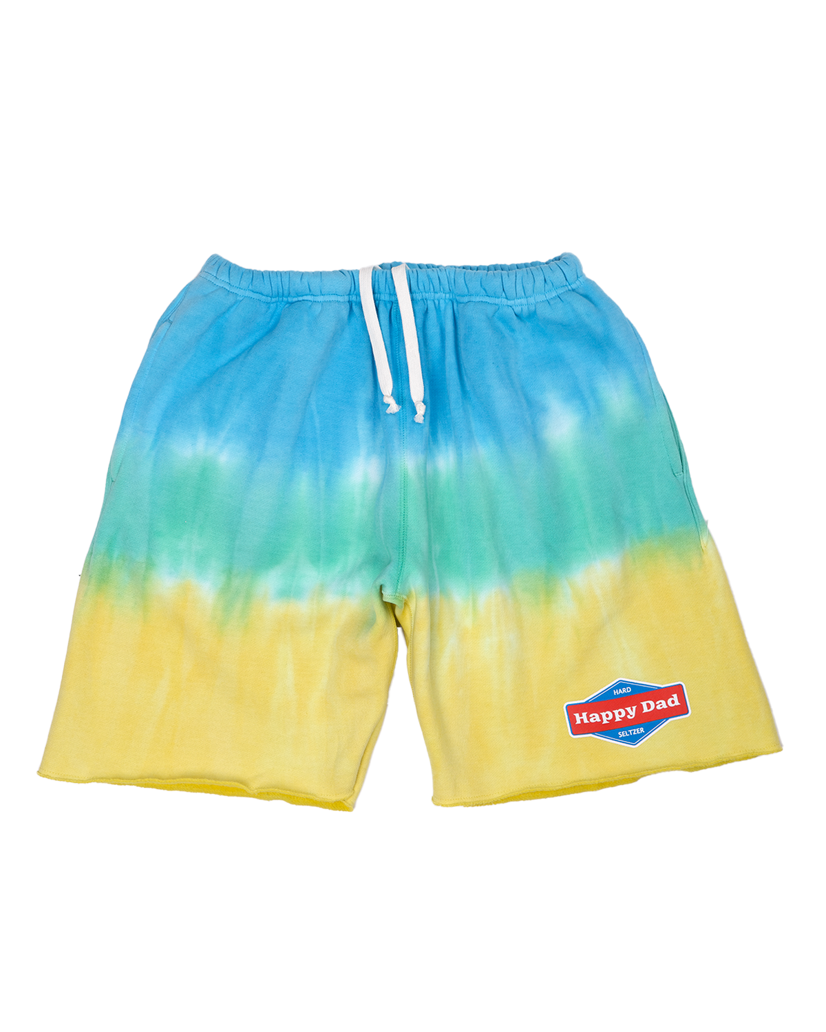 【新品】Tie-Dye Pattern Zip Shorts white XL Tie-Dye Pinch Cut-Off Shorts | Womens Shorts | Shop BBJ