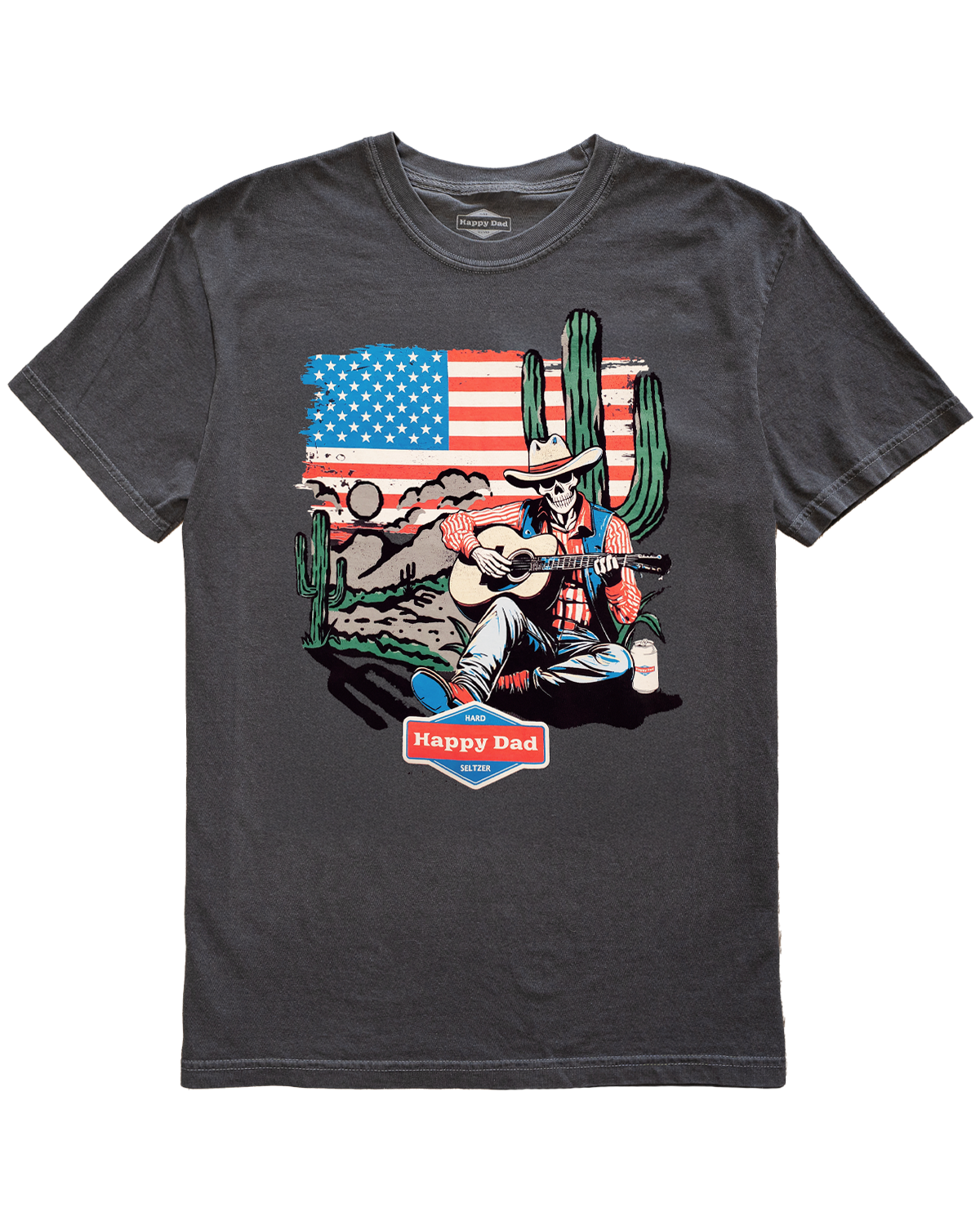 Happy Dad Vintage American Desert Country Tee (Pepper)