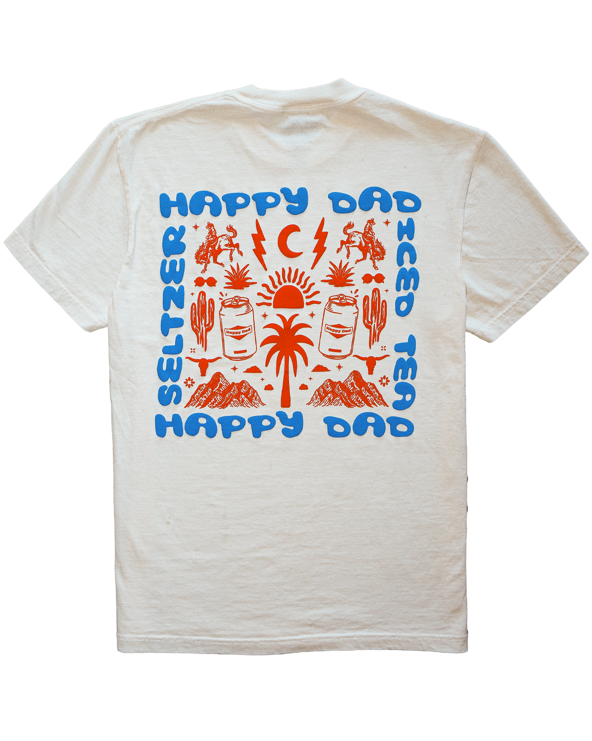 Happy Dad Vintage Electric Oasis Tee (Ivory)