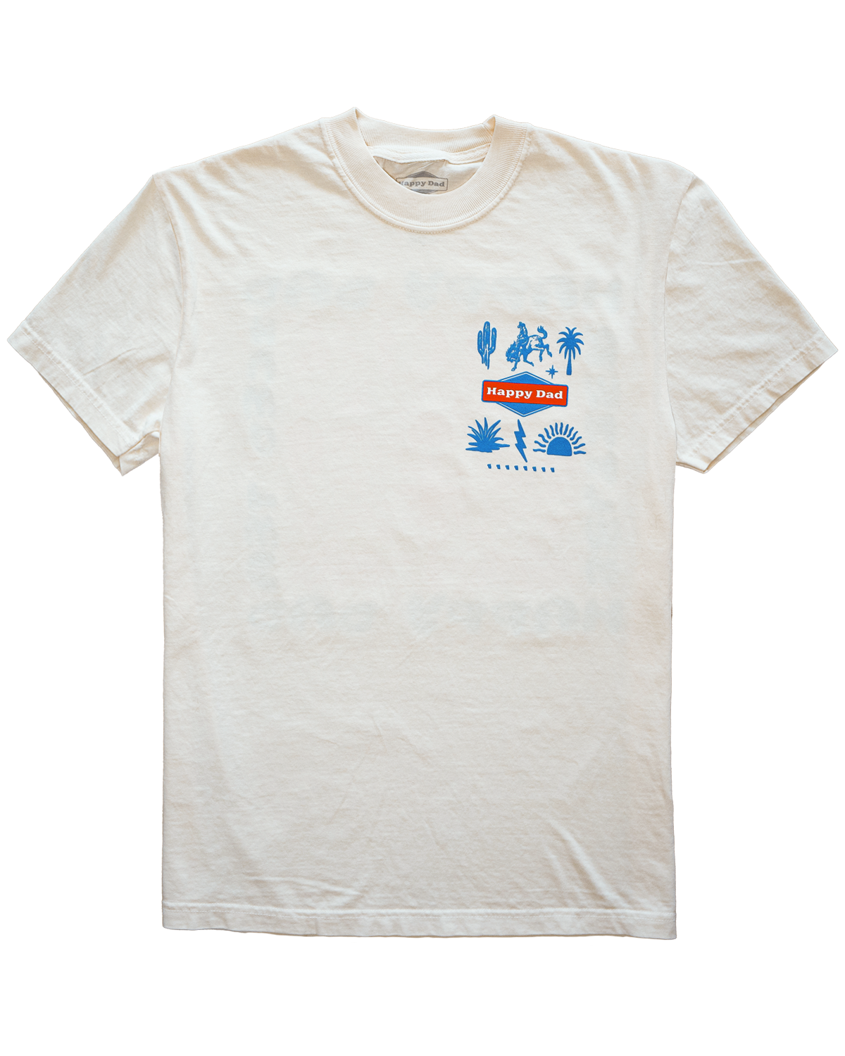 Happy Dad Vintage Electric Oasis Tee (Ivory)
