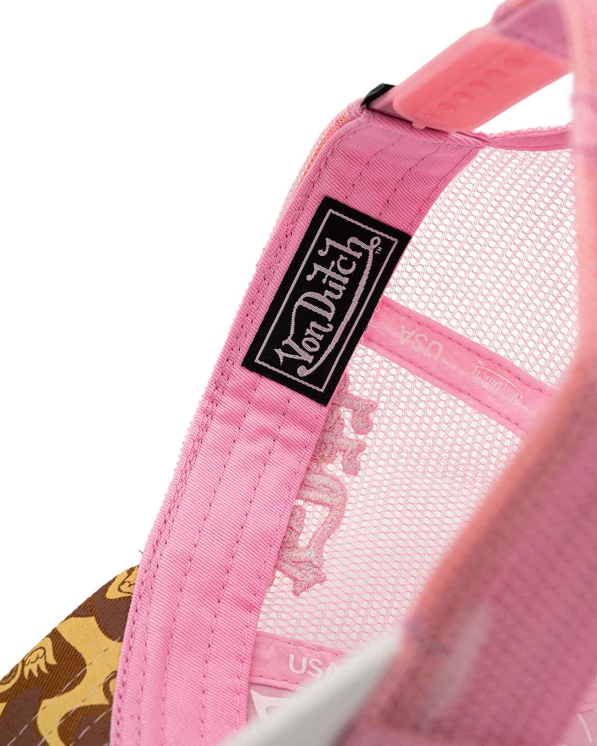 Happy Dad x Von Dutch Trucker Hat (White/Pink)