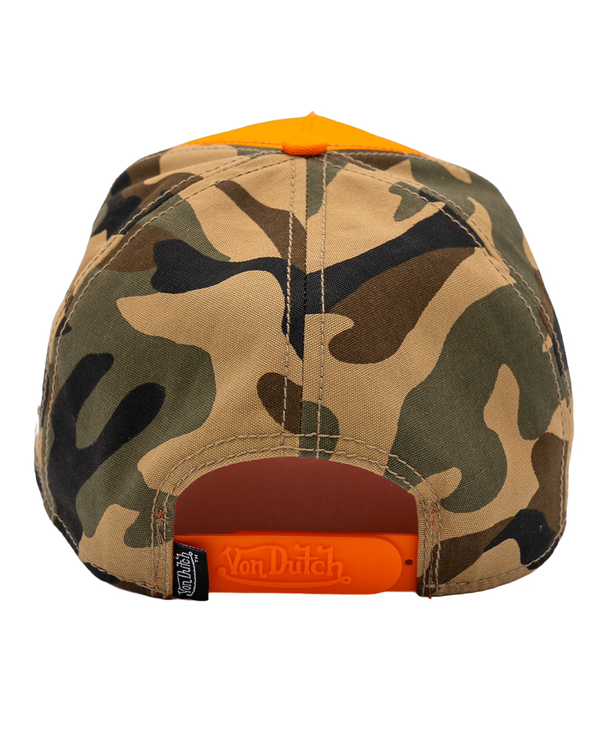 Happy Dad x Von Dutch Trucker Hat (Orange/Camo)