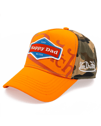 Happy Dad x Von Dutch Trucker Hat (Orange/Camo)