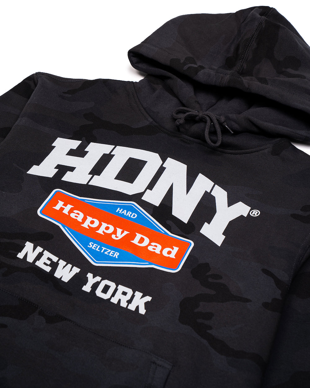 Happy Dad New York Hoodie  (Black Camo)