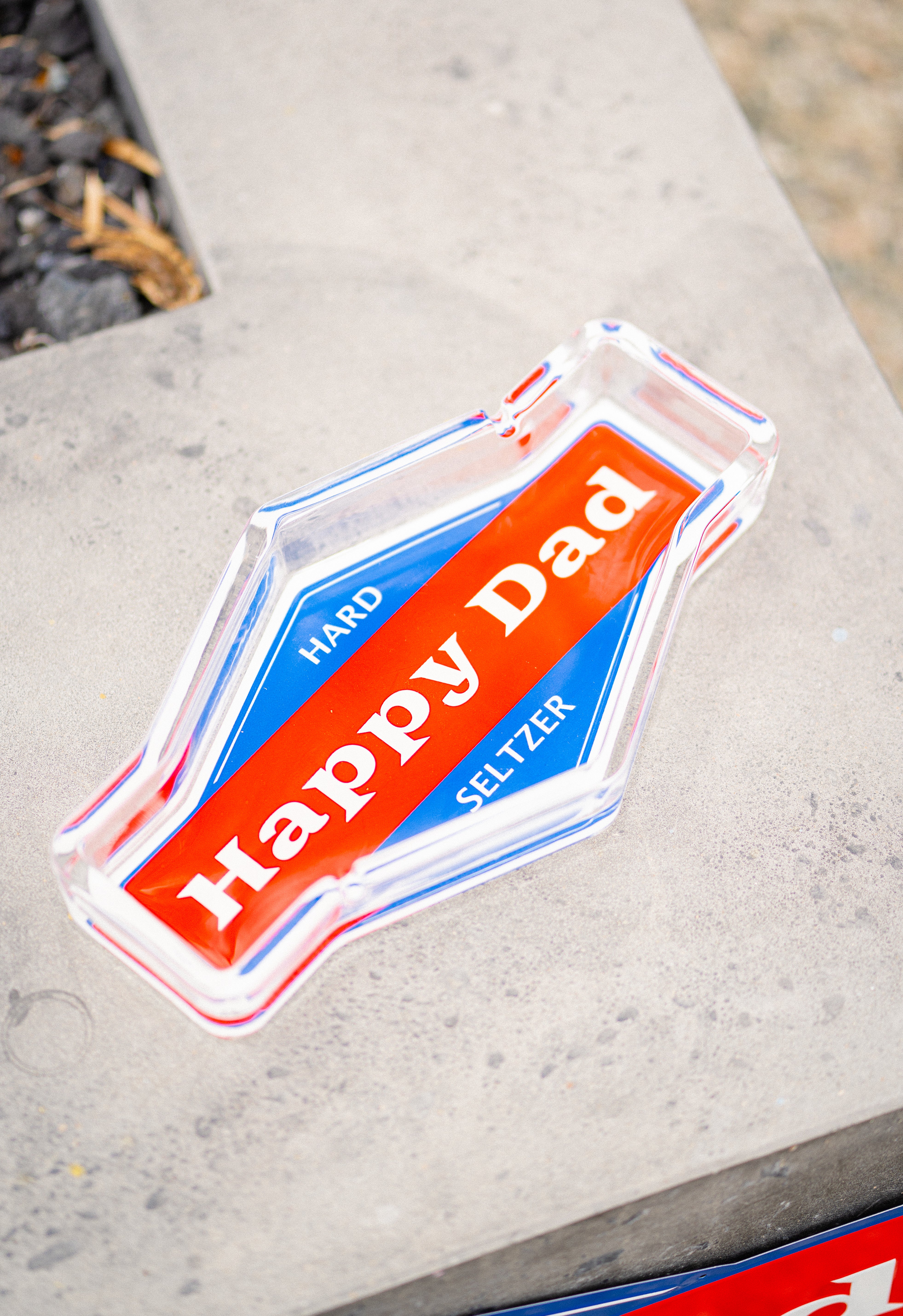 Happy Dad Logo Ashtray