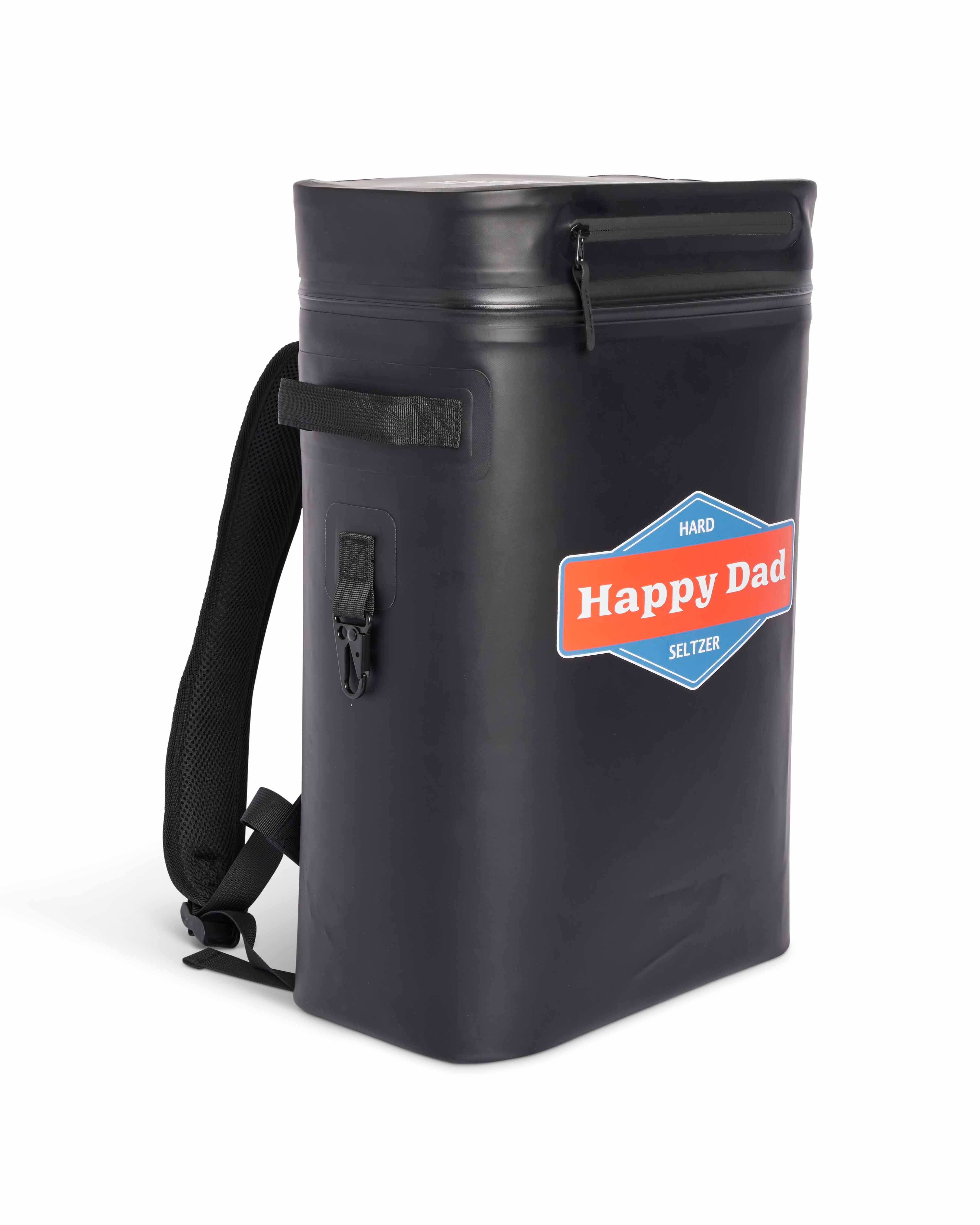 Happy Dad Cooler Backpack (Black)