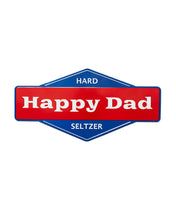 Load image into Gallery viewer, Happy Dad Tin Wall Sign
